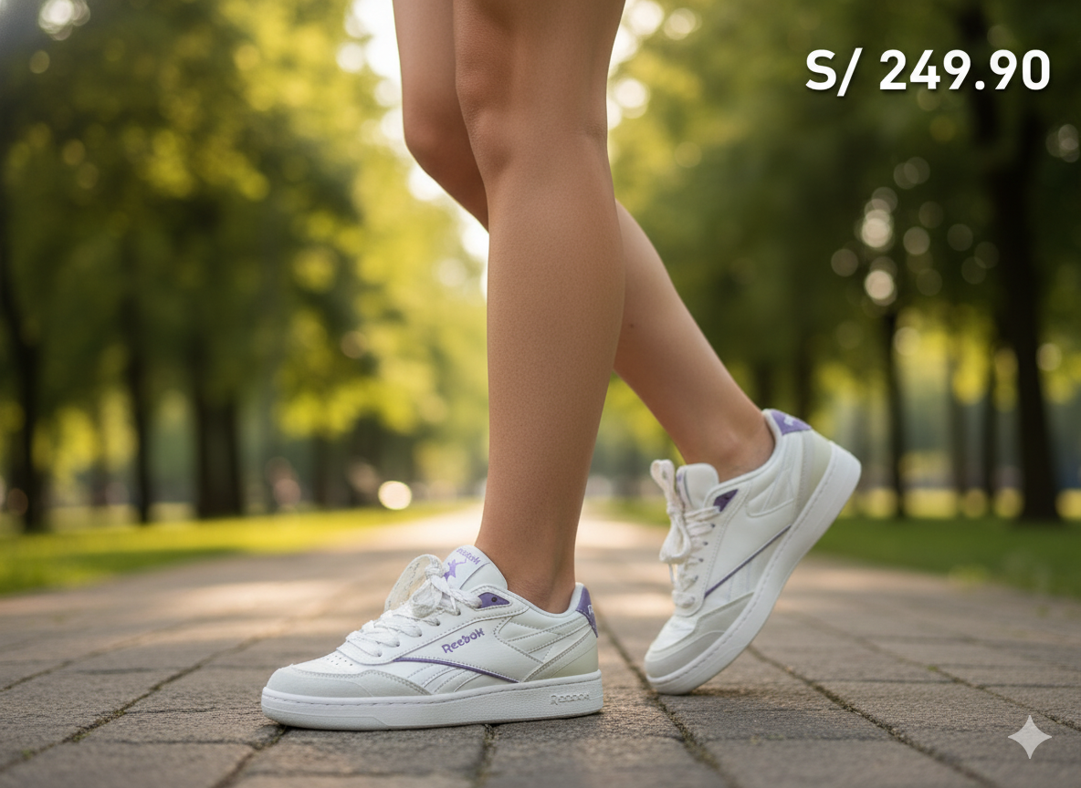 Zapatillas Reebok Fresh Step - Edición Lila