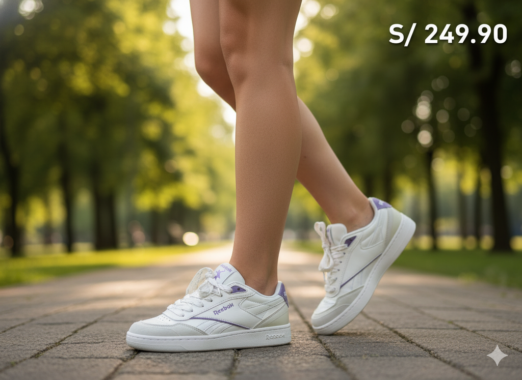Zapatillas Reebok Fresh Step - Edición Lila