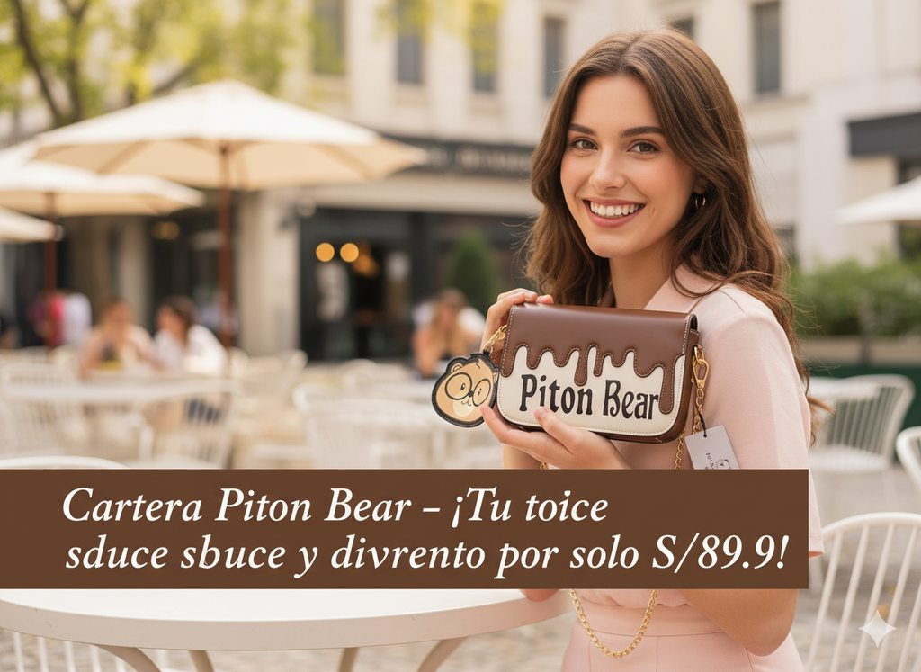 Cartera Piton Bear ChocoStyle 🍫