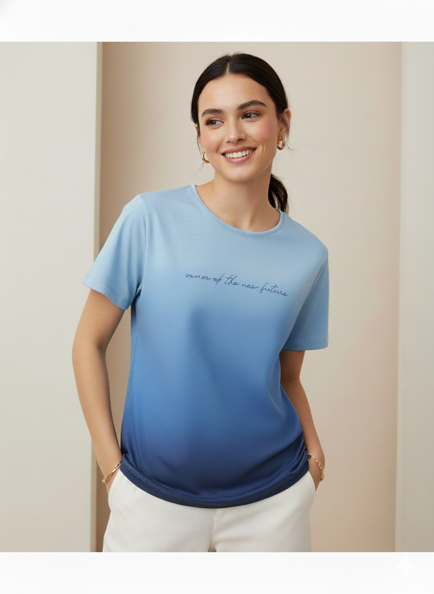 Polo Twist Ombre Algodón Licrado – S/30