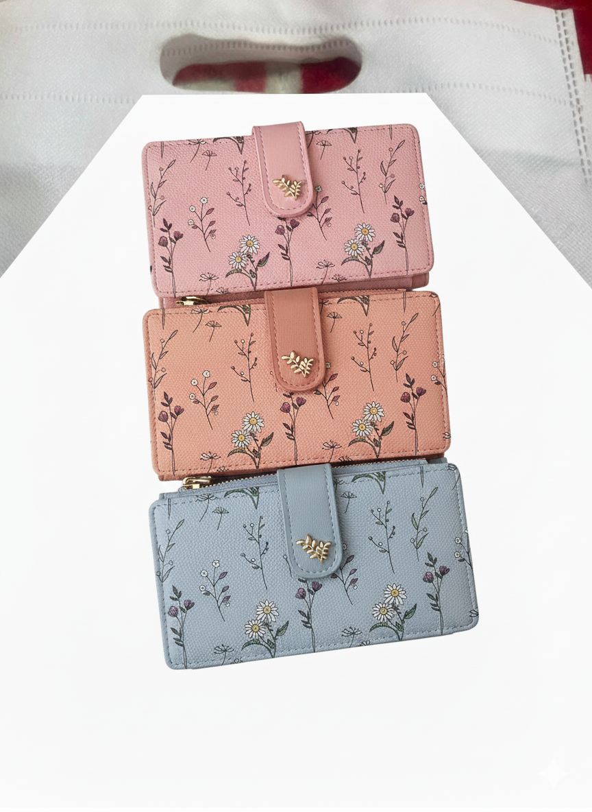 Billetera Bloom Charm – Elegancia Floral 🌼